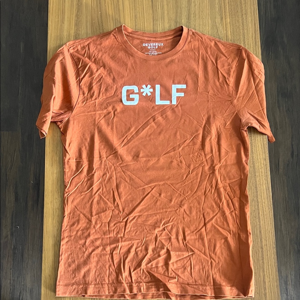 Golf Men's Orange G*LF Logo T-Shirt